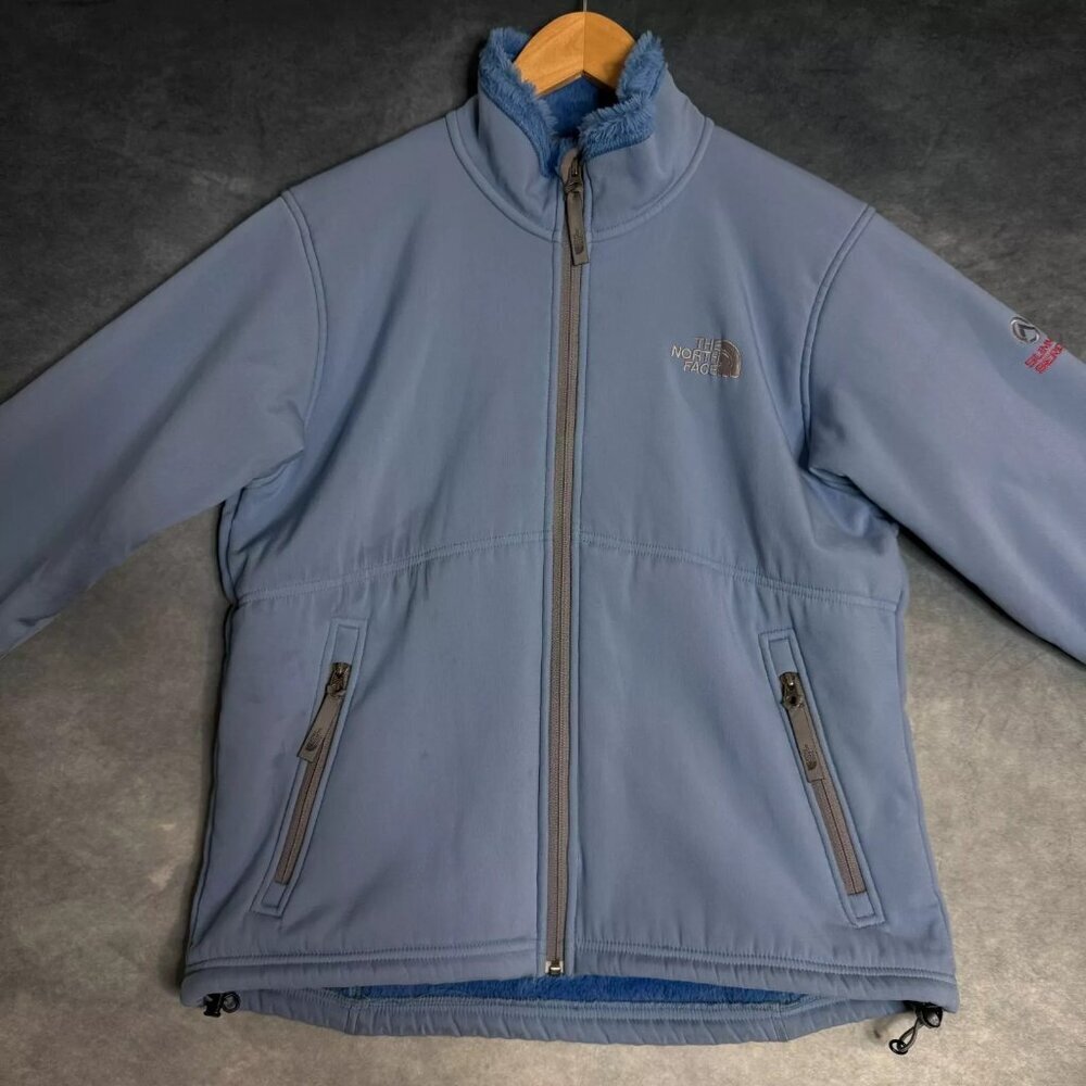 The North Face Jacket Womens Size M Blue Power Sheild Made in USA